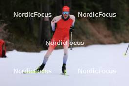 01.11.2023, Davos, Switzerland (SUI): Candide Pralong (SUI) - Cross-Country preseason training, Davos (SUI). www.nordicfocus.com. © Manzoni/NordicFocus. Every downloaded picture is fee-liable.