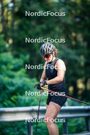 20.07.2023, Lavaze, Italy (ITA): Coletta Rydzek (GER) - Cross-Country summer training, Lavaze (ITA). www.nordicfocus.com. © Barbieri/NordicFocus. Every downloaded picture is fee-liable.