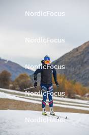 01.11.2023, Bessans, France (FRA): Flora Dolci (FRA) - Cross-Country training, Bessans (FRA). www.nordicfocus.com. © Authamayou/NordicFocus. Every downloaded picture is fee-liable.