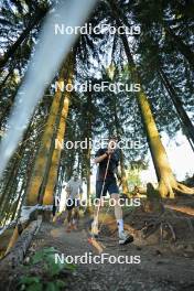 26.09.2023, Oberhof, Germany (GER): Jason Rueesch (SUI), Pierrick Cottier (SUI), (l-r) - Cross-Country training, Oberhof (GER). www.nordicfocus.com. © Reichert/NordicFocus. Every downloaded picture is fee-liable.