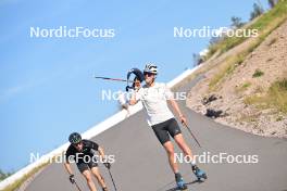 27.09.2023, Oberhof, Germany (GER): Antonin Savary (SUI) - Cross-Country training, Oberhof (GER). www.nordicfocus.com. © Reichert/NordicFocus. Every downloaded picture is fee-liable.