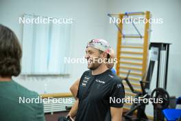 28.09.2023, Oberhof, Germany (GER): Erwan Kaeser (SUI) - Cross-Country training, Oberhof (GER). www.nordicfocus.com. © Reichert/NordicFocus. Every downloaded picture is fee-liable.