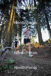 26.09.2023, Oberhof, Germany (GER): Ilan Pittier (SUI) - Cross-Country training, Oberhof (GER). www.nordicfocus.com. © Reichert/NordicFocus. Every downloaded picture is fee-liable.