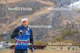 01.11.2023, Bessans, France (FRA): Richard Jouve (FRA) - Cross-Country training, Bessans (FRA). www.nordicfocus.com. © Authamayou/NordicFocus. Every downloaded picture is fee-liable.