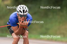 26.07.2023, Premanon, France (FRA): Theo Schely (FRA) - Cross-Country summer training, Premanon (FRA). www.nordicfocus.com. © Manzoni/NordicFocus. Every downloaded picture is fee-liable.