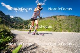 20.07.2023, Lavaze, Italy (ITA): Lisa Lohmann (GER) - Cross-Country summer training, Lavaze (ITA). www.nordicfocus.com. © Barbieri/NordicFocus. Every downloaded picture is fee-liable.