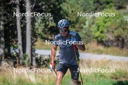 16.09.2023, Font-Romeu, France (FRA): Renaud Jay (FRA) - Cross-Country training, Font-Romeu (FRA). www.nordicfocus.com. © Authamayou/NordicFocus. Every downloaded picture is fee-liable.