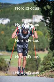 16.09.2023, Font-Romeu, France (FRA): Renaud Jay (FRA) - Cross-Country training, Font-Romeu (FRA). www.nordicfocus.com. © Authamayou/NordicFocus. Every downloaded picture is fee-liable.