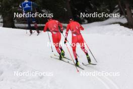 06.11.2023, Davos, Switzerland (SUI): Michael Foettinger (AUT), Benjamin Moser (AUT), (l-r) - Cross-Country preseason training, Davos (SUI). www.nordicfocus.com. © Manzoni/NordicFocus. Every downloaded picture is fee-liable.