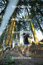 26.09.2023, Oberhof, Germany (GER): Jason Rueesch (SUI), Pierrick Cottier (SUI) - Cross-Country training, Oberhof (GER). www.nordicfocus.com. © Reichert/NordicFocus. Every downloaded picture is fee-liable.