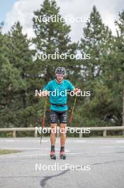 13.09.2023, Font-Romeu, France (FRA): Hugo Lapalus (FRA) - Cross-Country training, Font-Romeu (FRA). www.nordicfocus.com. © Authamayou/NordicFocus. Every downloaded picture is fee-liable.