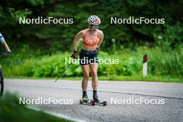 20.07.2023, Lavaze, Italy (ITA): Katharina Hennig (GER) - Cross-Country summer training, Lavaze (ITA). www.nordicfocus.com. © Barbieri/NordicFocus. Every downloaded picture is fee-liable.