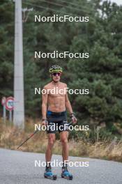 13.09.2023, Font-Romeu, France (FRA): Clément Parisse (FRA) - Cross-Country training, Font-Romeu (FRA). www.nordicfocus.com. © Authamayou/NordicFocus. Every downloaded picture is fee-liable.