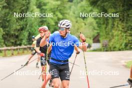 26.07.2023, Premanon, France (FRA): Theo Schely (FRA) - Cross-Country summer training, Premanon (FRA). www.nordicfocus.com. © Manzoni/NordicFocus. Every downloaded picture is fee-liable.