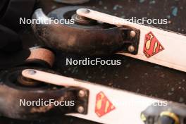 25.07.2023, Premanon, France (FRA): Rolller skis of Hugo Lapalus (FRA) - Cross-Country summer training, Premanon (FRA). www.nordicfocus.com. © Manzoni/NordicFocus. Every downloaded picture is fee-liable.