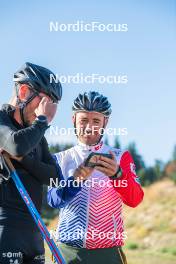 16.09.2023, Font-Romeu, France (FRA): Thibaut Chene (FRA), Coach Team France - Cross-Country training, Font-Romeu (FRA). www.nordicfocus.com. © Authamayou/NordicFocus. Every downloaded picture is fee-liable.