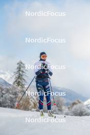 03.11.2023, Bessans, France (FRA): Léna Quintin (FRA) - Cross-Country training, Bessans (FRA). www.nordicfocus.com. © Authamayou/NordicFocus. Every downloaded picture is fee-liable.