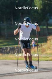 16.09.2023, Font-Romeu, France (FRA): Richard Jouve (FRA) - Cross-Country training, Font-Romeu (FRA). www.nordicfocus.com. © Authamayou/NordicFocus. Every downloaded picture is fee-liable.