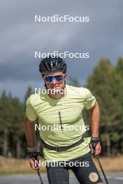 13.09.2023, Font-Romeu, France (FRA): Jules Lapierre (FRA) - Cross-Country training, Font-Romeu (FRA). www.nordicfocus.com. © Authamayou/NordicFocus. Every downloaded picture is fee-liable.