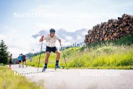 04.07.2023, Lavaze, Italy (ITA): Roman Schaad (SUI) - Cross-Country summer training, Lavaze (ITA). www.nordicfocus.com. © Barbieri/NordicFocus. Every downloaded picture is fee-liable.