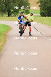 26.07.2023, Premanon, France (FRA): Jules Chappaz (FRA) - Cross-Country summer training, Premanon (FRA). www.nordicfocus.com. © Manzoni/NordicFocus. Every downloaded picture is fee-liable.