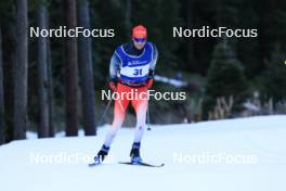 01.11.2023, Davos, Switzerland (SUI): Toni Livers (SUI) - Cross-Country preseason training, Davos (SUI). www.nordicfocus.com. © Manzoni/NordicFocus. Every downloaded picture is fee-liable.