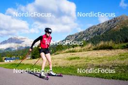 24.09.2023, Lavaze, Italy (ITA): Teresa Stadlober (AUT) - Cross-Country summer training, Lavaze (ITA). www.nordicfocus.com. © Barbieri/NordicFocus. Every downloaded picture is fee-liable.