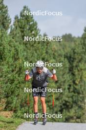 17.09.2023, Font-Romeu, France (FRA): Renaud Jay (FRA) - Cross-Country training, Font-Romeu (FRA). www.nordicfocus.com. © Authamayou/NordicFocus. Every downloaded picture is fee-liable.