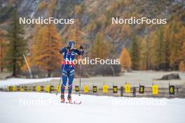 01.11.2023, Bessans, France (FRA): Juliette Ducordeau (FRA) - Cross-Country training, Bessans (FRA). www.nordicfocus.com. © Authamayou/NordicFocus. Every downloaded picture is fee-liable.