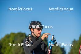 16.09.2023, Font-Romeu, France (FRA): Arnaud Chautemps (FRA) - Cross-Country training, Font-Romeu (FRA). www.nordicfocus.com. © Authamayou/NordicFocus. Every downloaded picture is fee-liable.