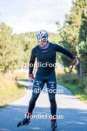 23.09.2023, Font-Romeu, France (FRA): Renaud Jay (FRA) - Cross-Country training, Font-Romeu (FRA). www.nordicfocus.com. © Authamayou/NordicFocus. Every downloaded picture is fee-liable.