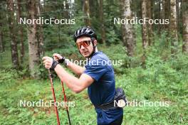 26.07.2023, Premanon, France (FRA): Jules Lapierre (FRA) - Cross-Country summer training, Premanon (FRA). www.nordicfocus.com. © Manzoni/NordicFocus. Every downloaded picture is fee-liable.