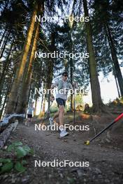 26.09.2023, Oberhof, Germany (GER): Fabrizio Albasini (SUI) - Cross-Country training, Oberhof (GER). www.nordicfocus.com. © Reichert/NordicFocus. Every downloaded picture is fee-liable.