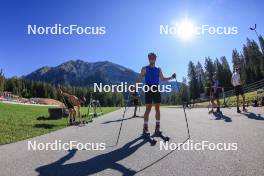 05.09.2023, Lenzerheide, Switzerland (SUI): Nicola Wigger (SUI) - Cross-Country summer training, Lenzerheide (SUI). www.nordicfocus.com. © Manzoni/NordicFocus. Every downloaded picture is fee-liable.