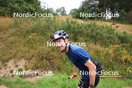 26.07.2023, Premanon, France (FRA): Hugo Lapalus (FRA) - Cross-Country summer training, Premanon (FRA). www.nordicfocus.com. © Manzoni/NordicFocus. Every downloaded picture is fee-liable.