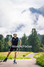 04.07.2023, Lavaze, Italy (ITA): Erwan Kaeser  (SUI) - Cross-Country summer training, Lavaze (ITA). www.nordicfocus.com. © Barbieri/NordicFocus. Every downloaded picture is fee-liable.