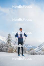 03.11.2023, Bessans, France (FRA): Richard Jouve (FRA) - Cross-Country training, Bessans (FRA). www.nordicfocus.com. © Authamayou/NordicFocus. Every downloaded picture is fee-liable.