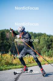23.09.2023, Font-Romeu, France (FRA): Renaud Jay (FRA) - Cross-Country training, Font-Romeu (FRA). www.nordicfocus.com. © Authamayou/NordicFocus. Every downloaded picture is fee-liable.