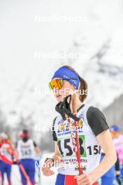 01.04.2023, Bessans, France (FRA): Maelle  Veyre (FRA) - French Championships cross-country, mass, Bessans (FRA). www.nordicfocus.com. © Authamayou/NordicFocus. Every downloaded picture is fee-liable.
