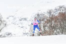 01.04.2023, Bessans, France (FRA): Lorena  Miollany (FRA) - French Championships cross-country, mass, Bessans (FRA). www.nordicfocus.com. © Authamayou/NordicFocus. Every downloaded picture is fee-liable.