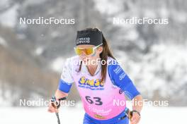 01.04.2023, Bessans, France (FRA): Liv  Martin Theze (FRA) - French Championships cross-country, mass, Bessans (FRA). www.nordicfocus.com. © Authamayou/NordicFocus. Every downloaded picture is fee-liable.