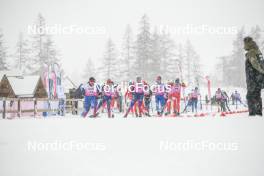 01.04.2023, Bessans, France (FRA): Anouchka  Neuville (FRA), Pom'  Rives (FRA), (l-r)  - French Championships cross-country, mass, Bessans (FRA). www.nordicfocus.com. © Authamayou/NordicFocus. Every downloaded picture is fee-liable.