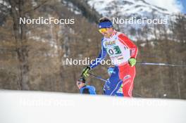 01.04.2023, Bessans, France (FRA): Gaspard  Rousset (FRA) - French Championships cross-country, mass, Bessans (FRA). www.nordicfocus.com. © Authamayou/NordicFocus. Every downloaded picture is fee-liable.
