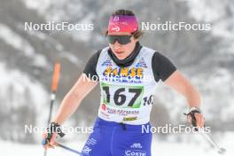01.04.2023, Bessans, France (FRA): Celia  Courvoisier (FRA) - French Championships cross-country, mass, Bessans (FRA). www.nordicfocus.com. © Authamayou/NordicFocus. Every downloaded picture is fee-liable.