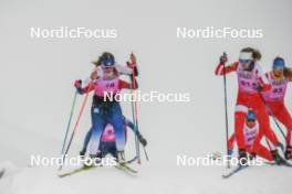 01.04.2023, Bessans, France (FRA): Clara  Vaxelaire (FRA), Marjorie  Cosgrove (FRA), (l-r)  - French Championships cross-country, mass, Bessans (FRA). www.nordicfocus.com. © Authamayou/NordicFocus. Every downloaded picture is fee-liable.