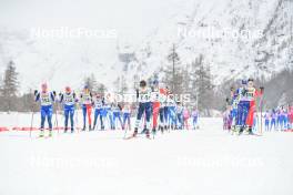01.04.2023, Bessans, France (FRA): Coralie  Bentz (FRA), Melissa  Gal (FRA), (l-r)  - French Championships cross-country, mass, Bessans (FRA). www.nordicfocus.com. © Authamayou/NordicFocus. Every downloaded picture is fee-liable.
