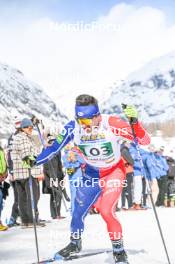 01.04.2023, Bessans, France (FRA): Gaspard  Rousset (FRA) - French Championships cross-country, mass, Bessans (FRA). www.nordicfocus.com. © Authamayou/NordicFocus. Every downloaded picture is fee-liable.
