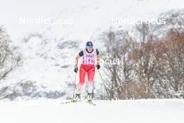 01.04.2023, Bessans, France (FRA): Justine  Gaillard (FRA) - French Championships cross-country, mass, Bessans (FRA). www.nordicfocus.com. © Authamayou/NordicFocus. Every downloaded picture is fee-liable.