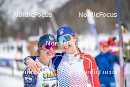 01.04.2023, Bessans, France (FRA): Maya  Even (FRA), Eve Ondine  Duchaufour (FRA), (l-r)  - French Championships cross-country, mass, Bessans (FRA). www.nordicfocus.com. © Authamayou/NordicFocus. Every downloaded picture is fee-liable.