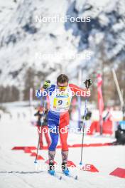 02.04.2023, Bessans, France (FRA): Gaspard Rousset (FRA) - French Championships cross-country, relay, Bessans (FRA). www.nordicfocus.com. © Authamayou/NordicFocus. Every downloaded picture is fee-liable.